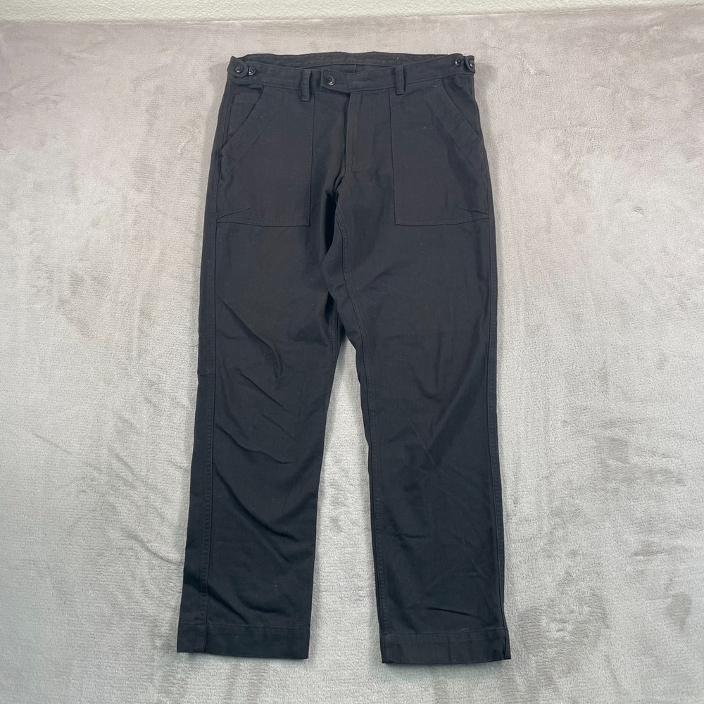Corridor‎ New York Trousers Pants Men 34x30 (Tag 31) Black Side Adjusters $295